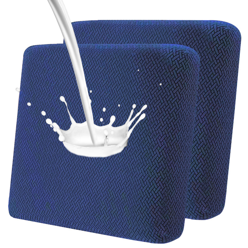 Housse pour coussin en tissu, Tissu bleu marine