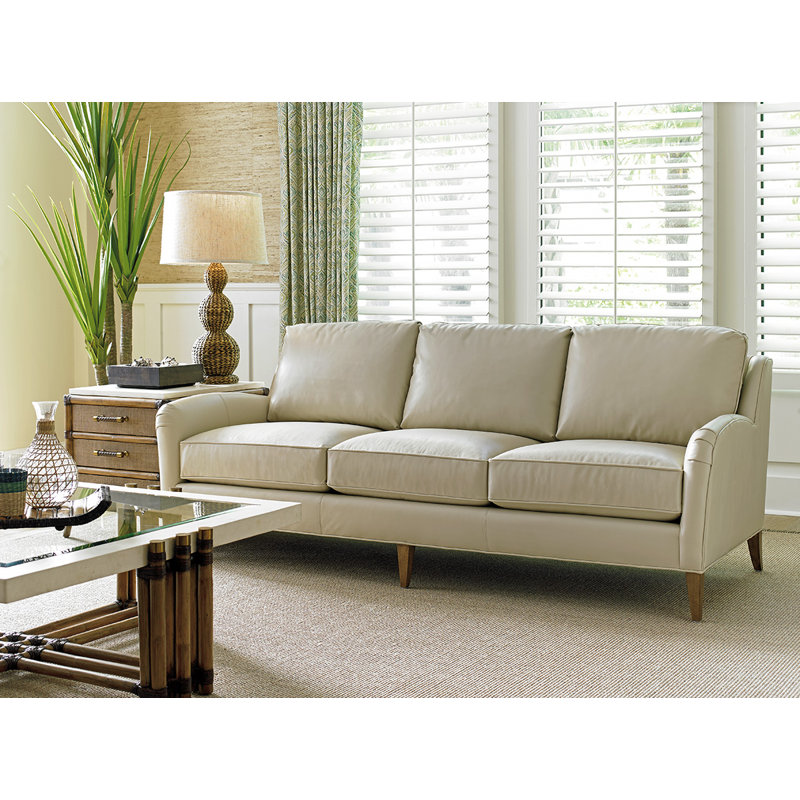 Twin Palms Coconut Grove Leather Sofa