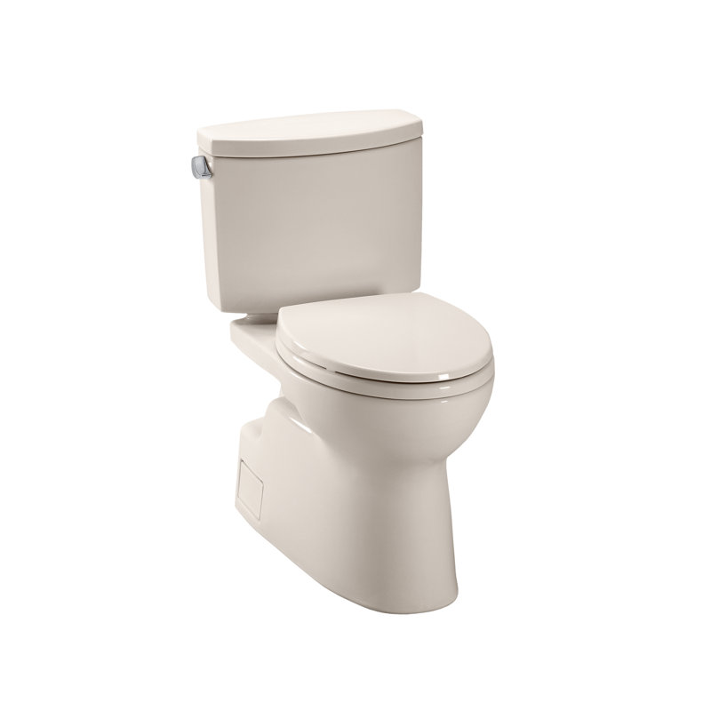 Vespin® II 1.28 GPF Elongated Two-Piece Toilet (Seat Not Included), Bone
