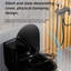 Black Dual Flush Silent Anti-Odour Toilet  (Seat Included)