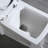 WoodBridge Flint 1.6 Gallons GPF Elongated Comfort Height Floor Mounted One-Piece Toilet (Seat Included)-43127002
