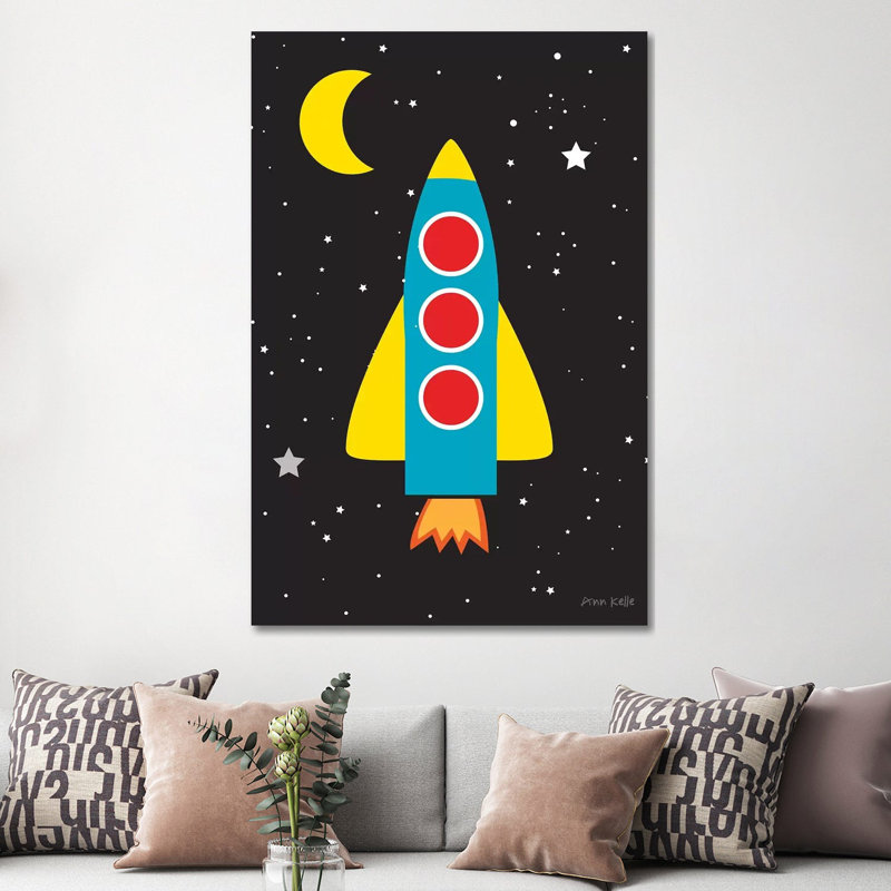 Blast Off by Ann Kelle - Wrapped Canvas Gallery-Wrapped Canvas Giclée, 152.5 cm H x 101.5 cm W