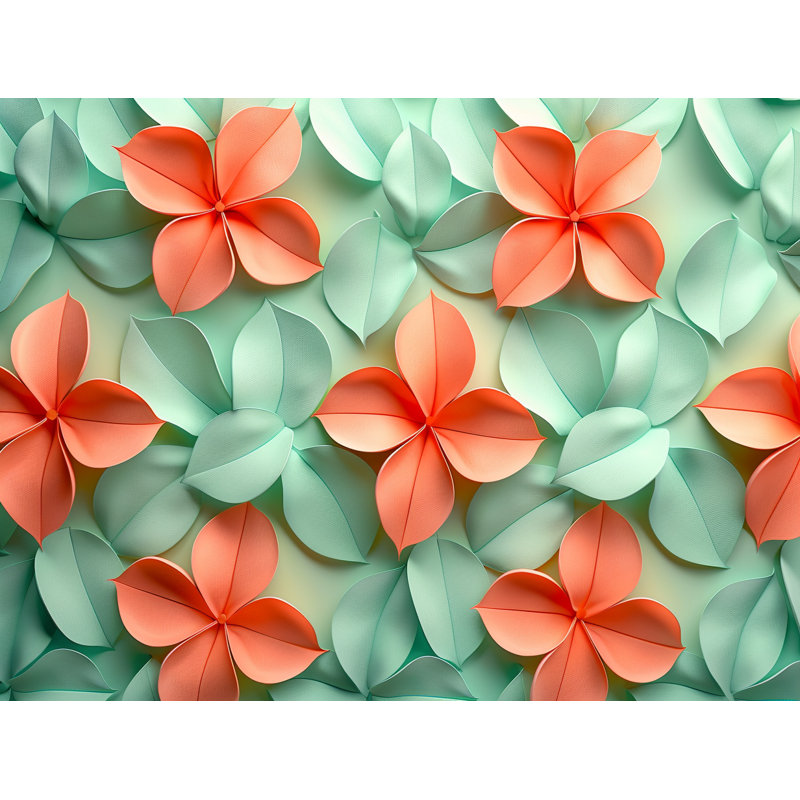 Coussin décoratif en papier et sergé de coton - 12184, H 20 po x l 20 po