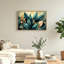 Ensemble de 1 tableau sur toile vert feuillu-129271557-129271549