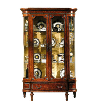 Vaisselier 2 portes avec présentoir Louis