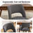 Upholstered Solid Wood Dining Side Chair-1558401749