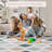 Washable Area Rug - Extra Large Non-Slip Floral Carpet - Mark Resistant Room Size Rug for Living Room, Bedroom - Green Tone, 9x12ft, USA Spec-247986027-247986025