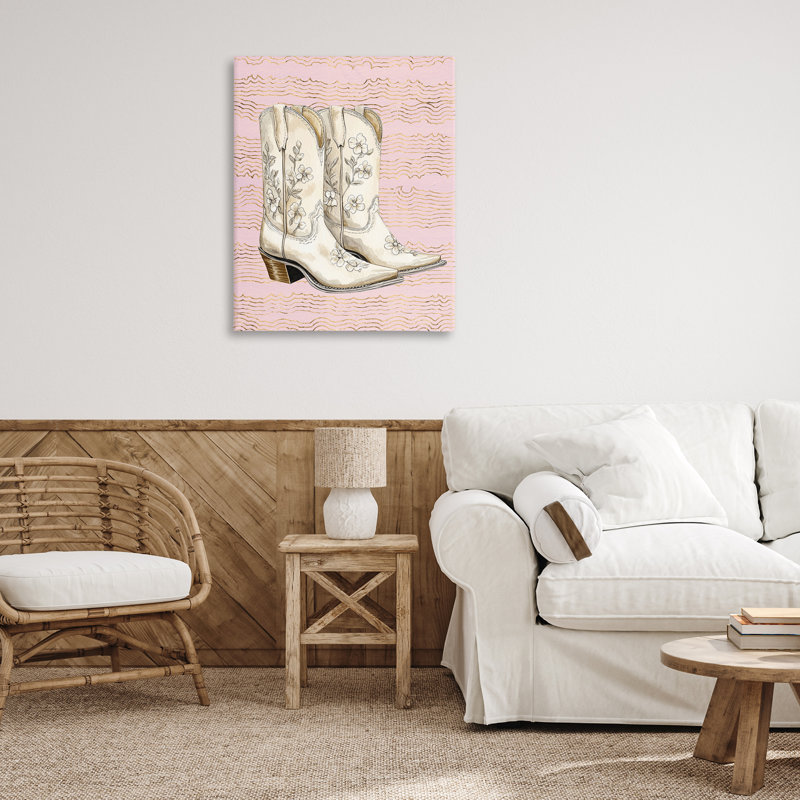 Art mural sur toile Cowgirl, H 40 po x l 30 po