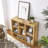 Open Wooden Open Shelf Bookcase, Freestanding Display Storage Cabinet With 7 Cube Storage Spaces, Floor Standing Bookshelf, Entryway, Living Room Storage Cabinet