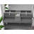 Juniper 60" Rectangular Modern Wall Mounted Bathroom Sink with Concealed Drain Plate - Gray-820167978-820167958