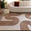 Burnest Wool Hand Woven Cream/Orange Area Rug-314414315