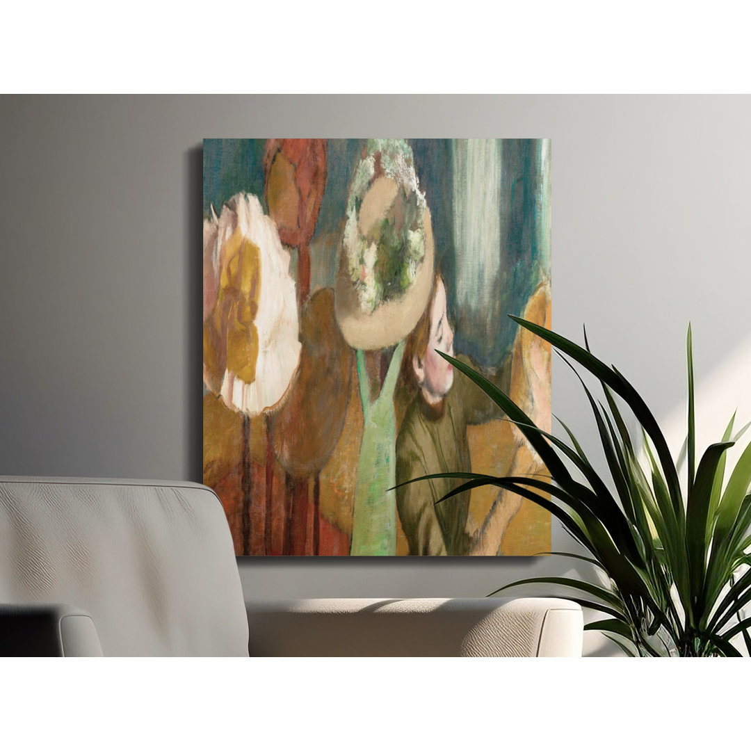 Impressionist Woman Hats Canvas Print