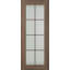 Dalle de porte intérieure en bois et verre Avet 8-Lite Vetro Avon-90872439-90872445