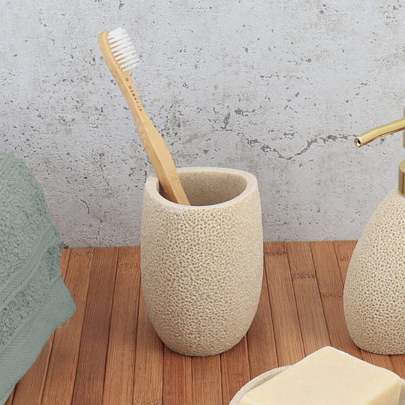 Porte-brosse à dents et brosse à dents Elegant Sea Sponge