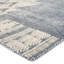 Tapis bleu / ivoire en laine noué à la main Volente-481203074
