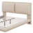 Queen Size Upholstered Platform Bed With USB And Socket-1420429022