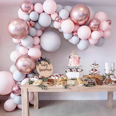 Wizardi Dreamy Pink Balloon Set F07M2-36 EMB0144