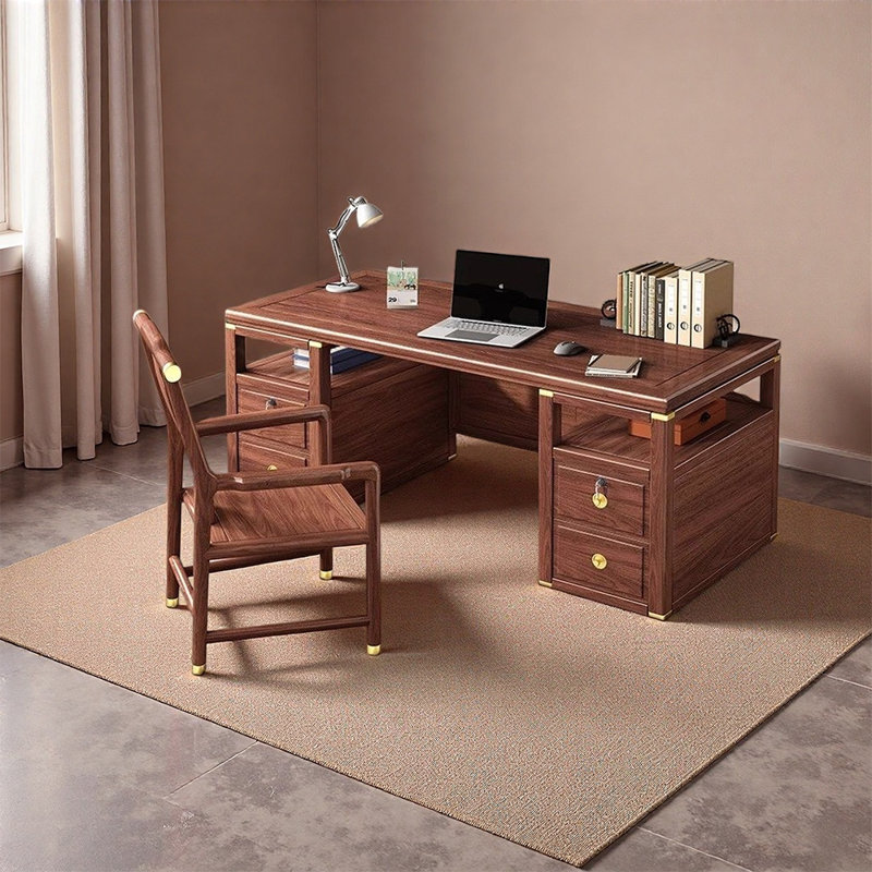 Nouvel ensemble grand bureau et chaise de style chinois