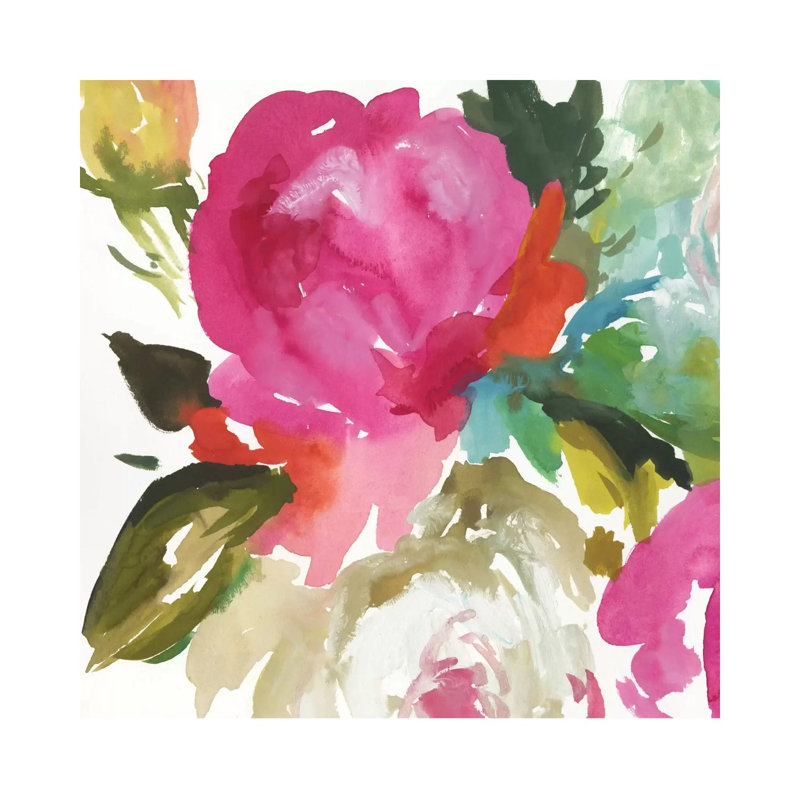 Belle II 1 Piece Wrapped Canvas Painting, 45.72 cm H x 45.72 cm W x 3.175 cm D