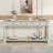 Virelli 63-Inch Mediterranean Style Console Table with Drawers and Shelf-117216633