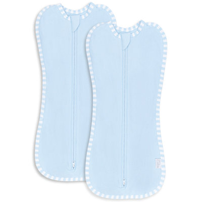 Swaddle Blanket Baby Girl Boy Easy Zipper Wrap 2 Pack Newborn Infant Sleep Sack by Comfy Cubs