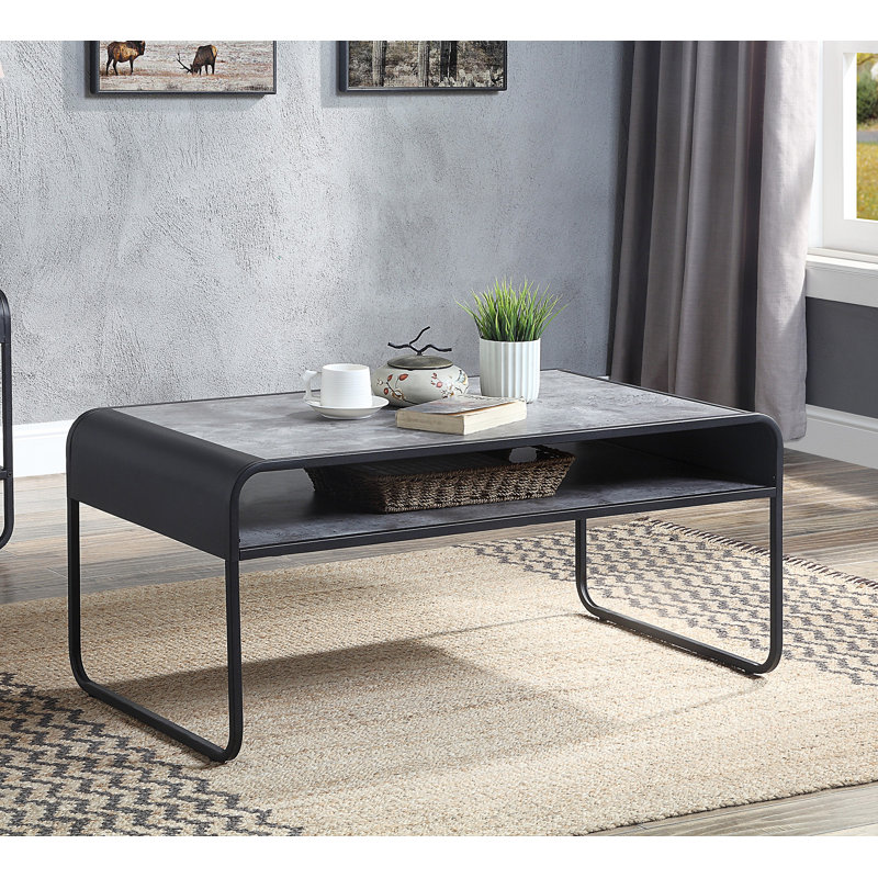 Table basse avec tablette 1pc