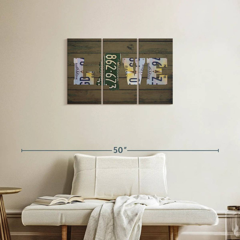 MS State Love, 20" H x 33" W