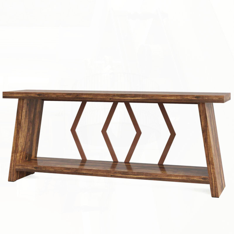 Industrial Style Extra-Long Console Table