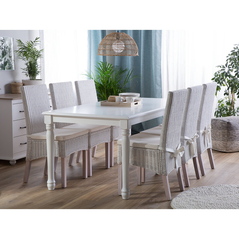Rumney Solid Wood Base Dining Table, H76 x L90 x W90cm