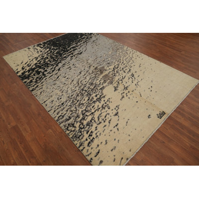 Vegetable Dye Modern Living Room Area Rug 6x9