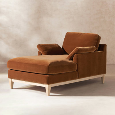 Pasadena Modern Farmhouse Chaise Lounge Chair by Latitude Run