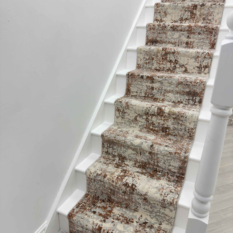 Stair Runner Abstract Area Rug, Stair Runner 66 x 630 cm