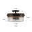 2-Light Modern Farmhouse Semi-Flush Mount Light