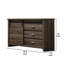 Commode combinée 3 tiroirs Juliessa
