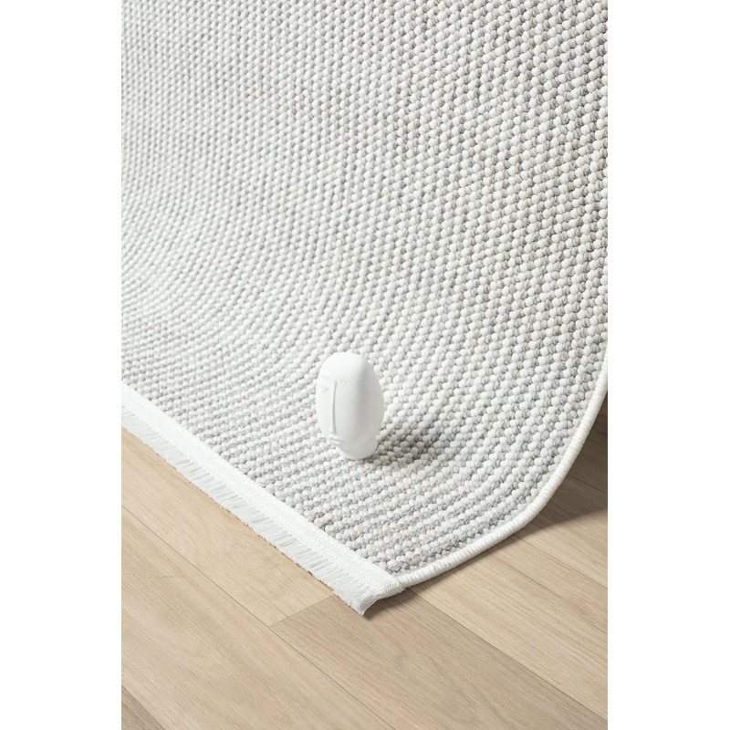 High-Quality Grey Area Rug, 3.9 x 5.6 ft | 100% Polypropylene, 1.76 lbs/sq ft | 0.3 in Pile Height, Machine Woven, Non-Slip Dot Underside, Antibacterial | Perfect for Living Room, Bedroom, and Dining Areas