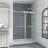 Opal Mirage MCOCOD 56-60" W x 76" H Double Sliding Frameless Smooth Sliding Shower Door with 3/8" (10mm)Clear Glass-58029983