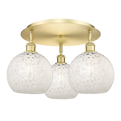 Bernda Glass Semi Flush Mount