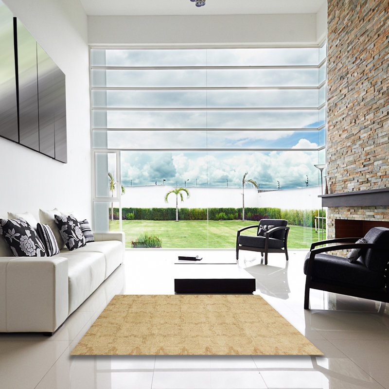 Abstract Indoor Rug, Square 3'