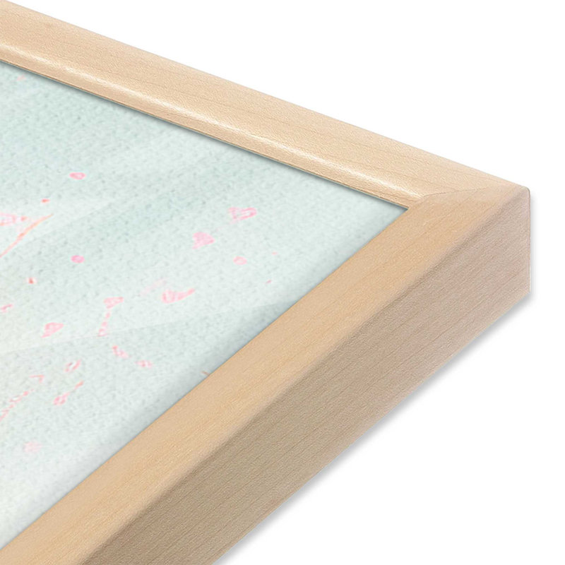 Symphony of Pastel Meadows II Print, Raw Maple, 15" H x 12" W