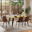 Ensemble de 4 chaises d'appoint rembourrées Delfinia-86726543-112274198
