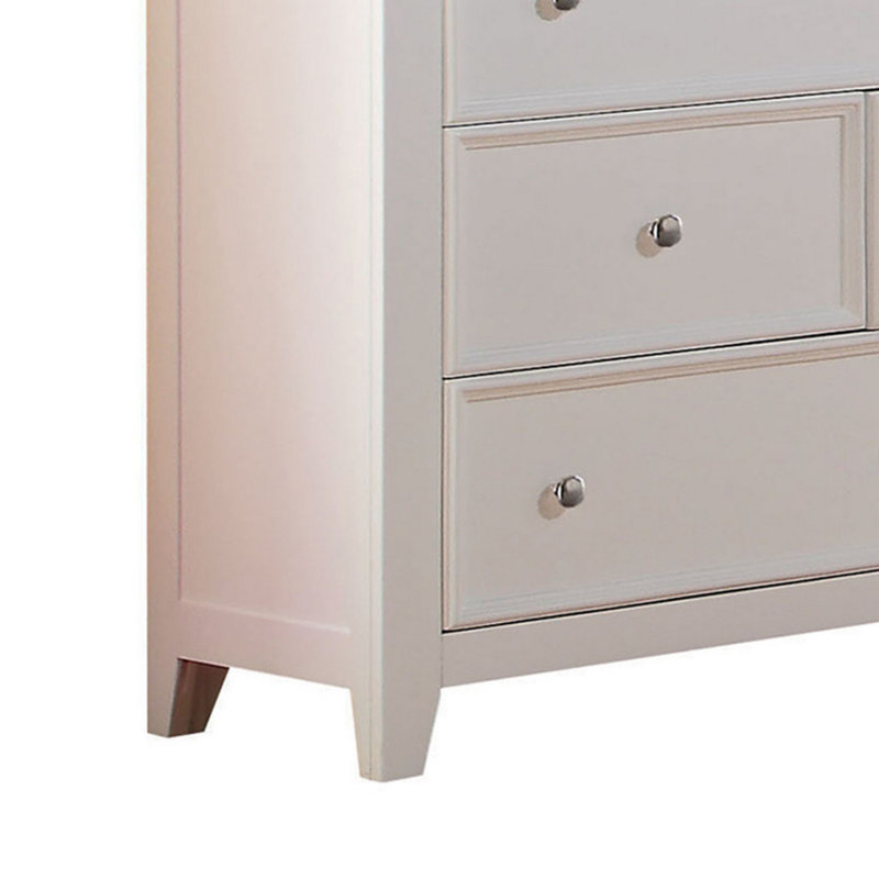 Commode 7 tiroirs Stickney, Blanc