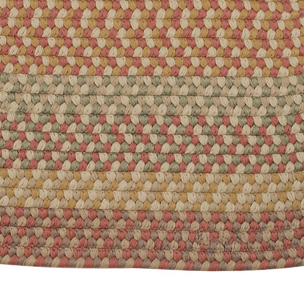 Tapis d'entrée Mendi, Rouge / beige / vert, L 45 po x L 70 po