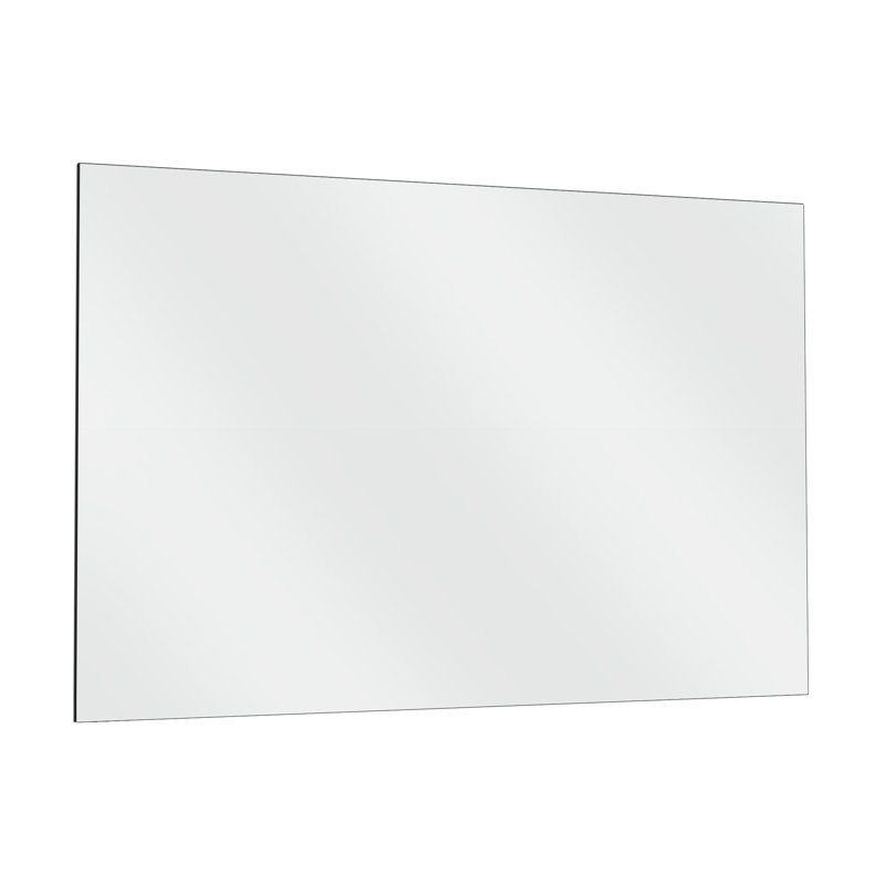 Fab Glass and Mirror Large Gym Mirror for Home Gym 48x32 - Full Length Ultra-Clear Annealed Glass Wall Mount - DIY Workout Display with Safety Backing - 1/4 Inch Low-Iron