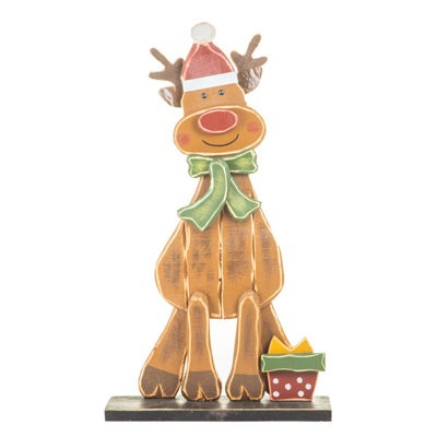 Brun fait à la main Rudolph