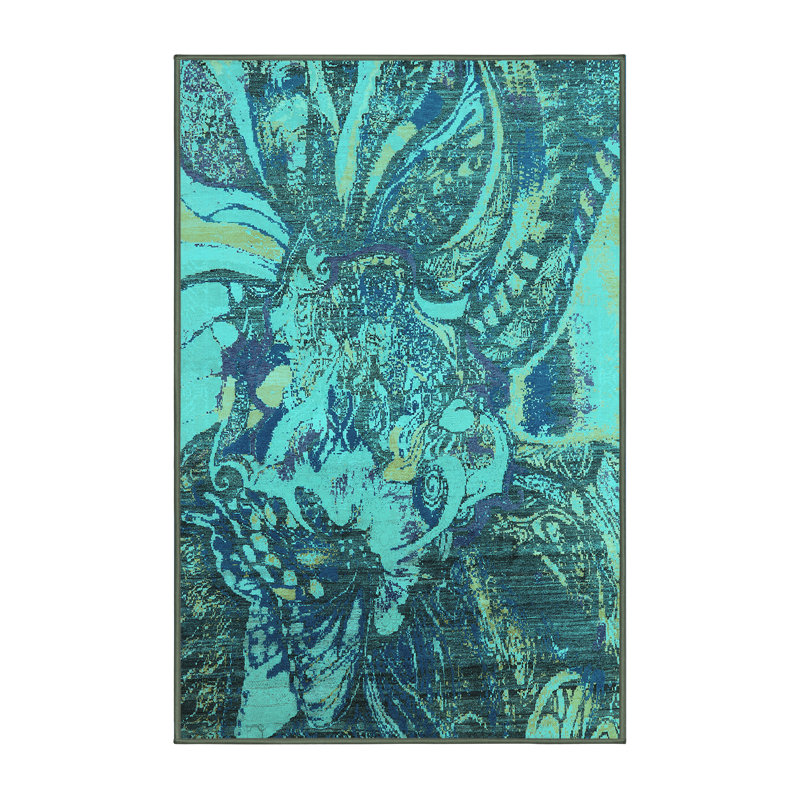 Breydon Performance Abstract Indoor Rug, Rectangle 2' x 3'