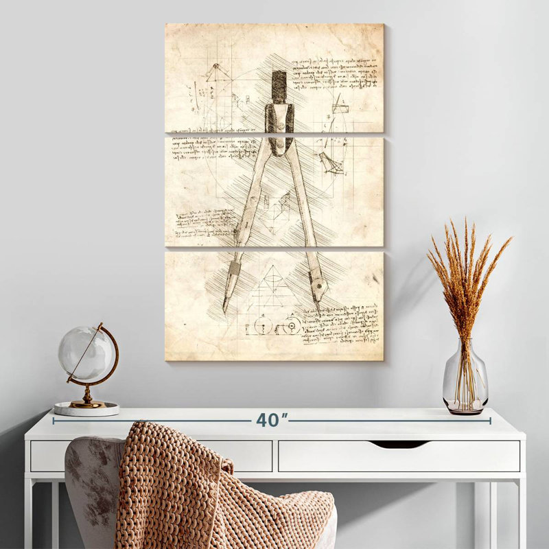 Laelle Drawing Compass, 32" H x 20" W
