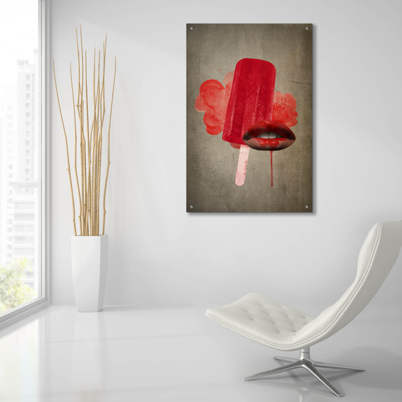 «Cold Kiss» par Elo Marc, H 36 po x l 24 po x P 0,2 po
