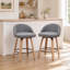 Tabourets de bar pivotants en velours Louise-1740754315-1748791228