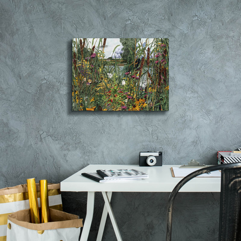 «Bird's Eye View» par Maggie Vandewalle, art mural sur toile, H 12 po x l 16 po x P 0,75 po