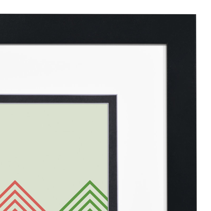 Cadre de couverture en vinyle Adiyan Square - 15 x 15 po - noir